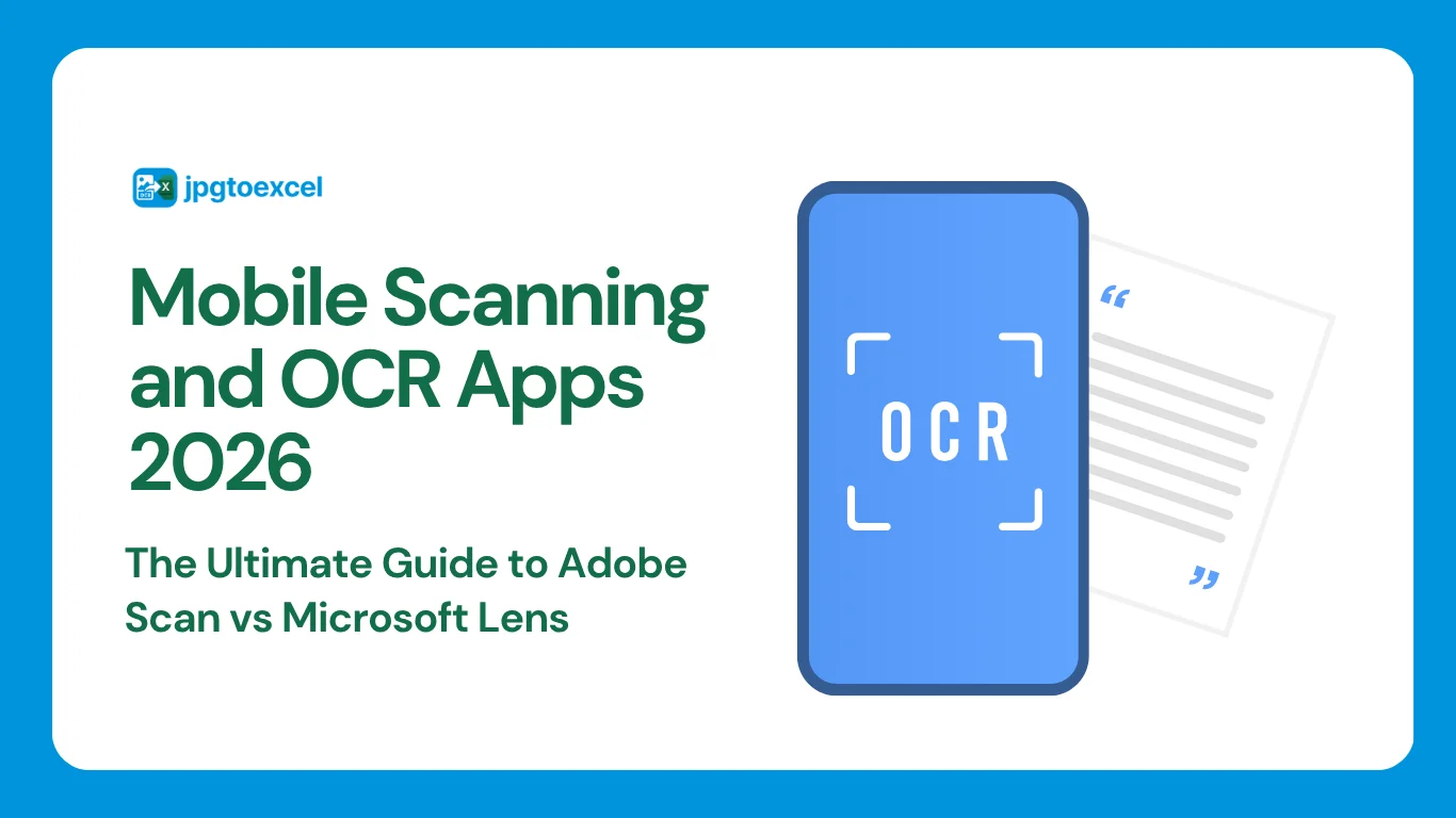 Mobile Scanning and OCR Apps 2026: Adobe Scan vs Microsoft Lens