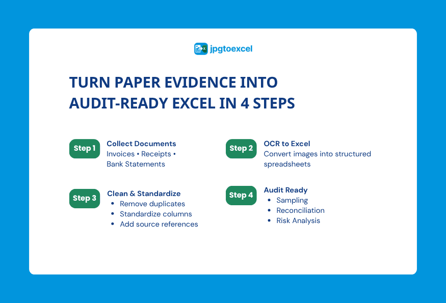 How to Digitize Audit Evidence for Excel-Based Sampling
