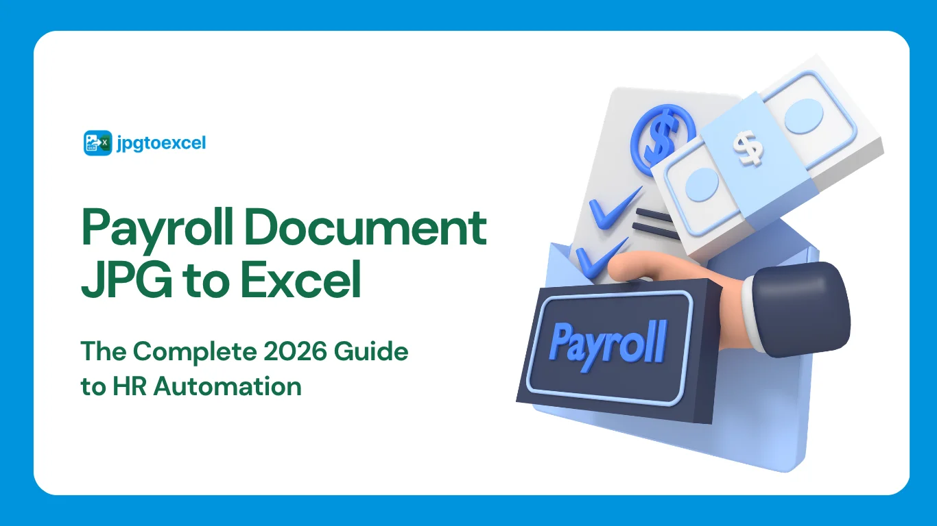 Payroll Document JPG to Excel: The 2026 Guide to HR Automation